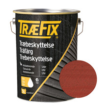 Träfärg Röd 5 L Træfix